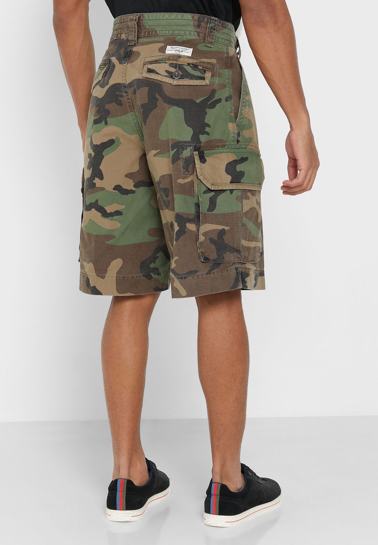 Ralph Lauren Printed Shorts Herr Gröna | 749036-OMR