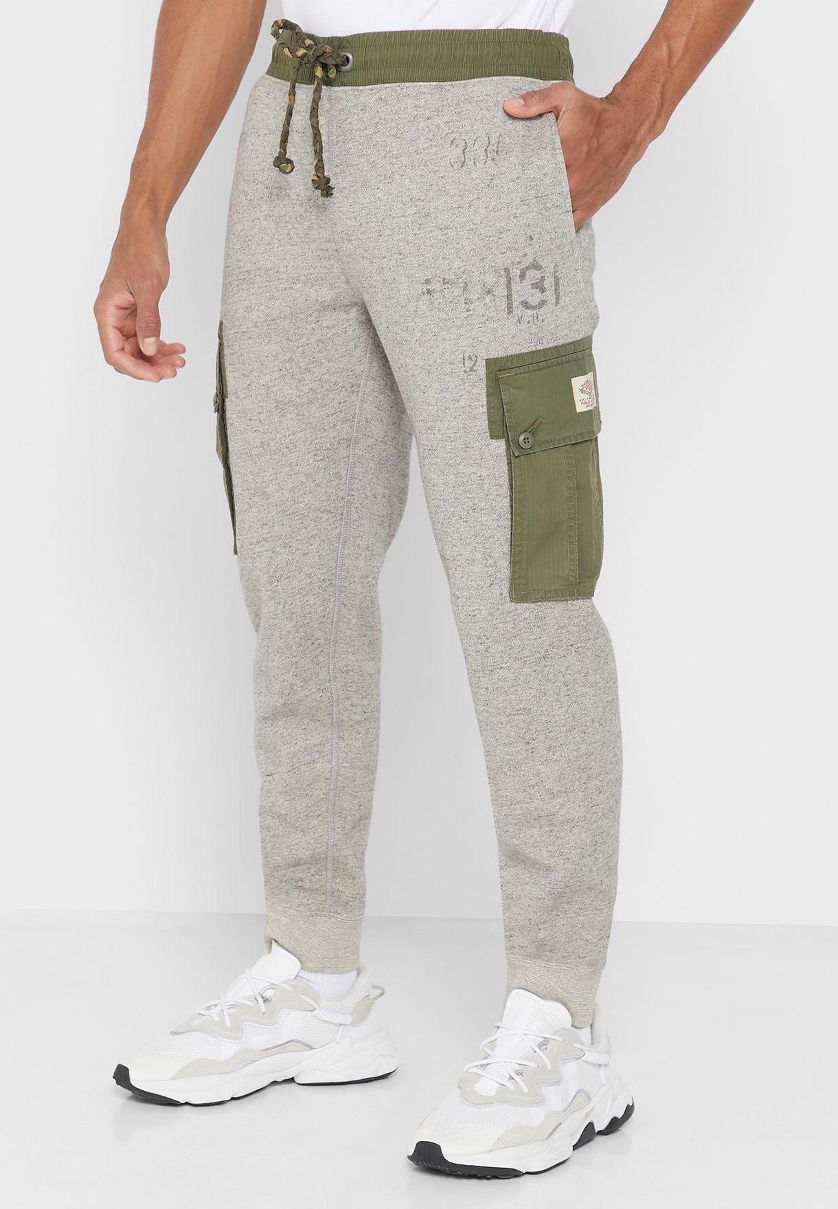 Ralph Lauren Printed Sweatpants Herr Grå | 945716-CUG