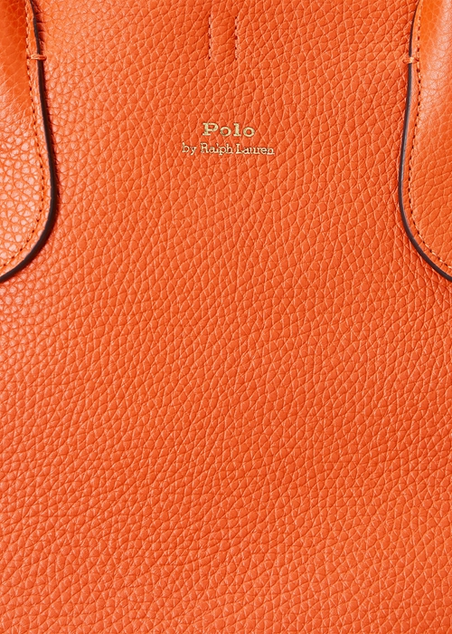 Ralph Lauren Reversible Läder Medium Bellport Toteväska Dam Orange | 384920-RKE