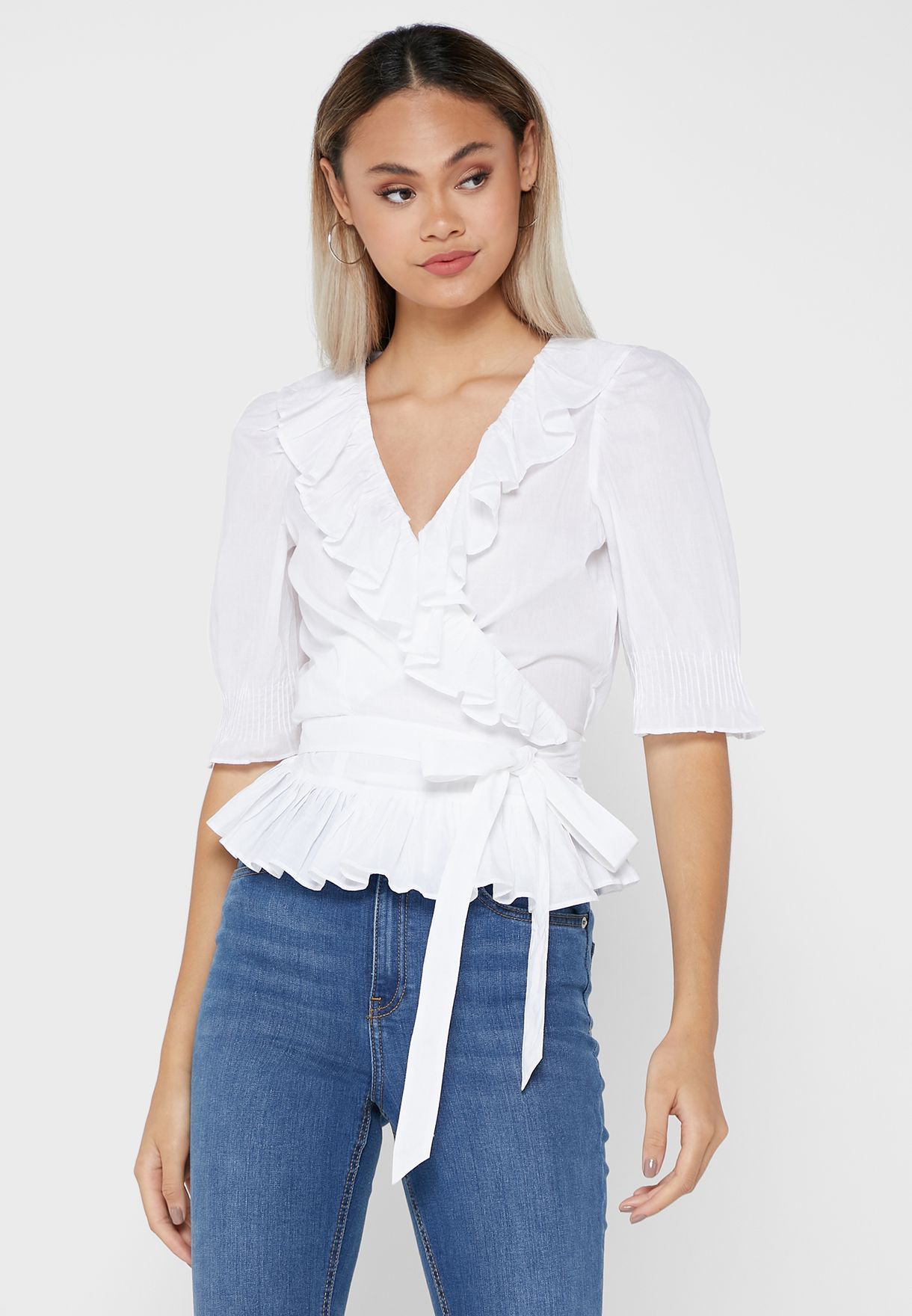 Ralph Lauren Ruffle Detail Blast Dam Vita | 895172-ZOI