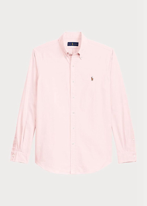 Ralph Lauren Slim Fit Oxford Skjorta Herr Rosa | 204318-FPI