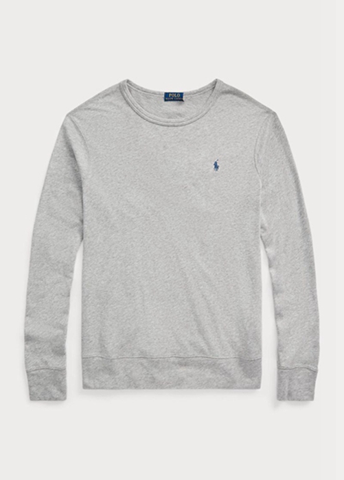 Ralph Lauren Spa Terry Sweatshirt Herr Grå | 713508-UOD