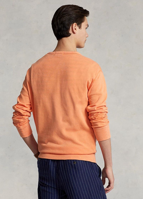 Ralph Lauren Spa Terry Sweatshirt Herr Orange | 407681-OKF