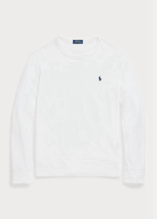 Ralph Lauren Spa Terry Sweatshirt Herr Vita | 182569-DPG