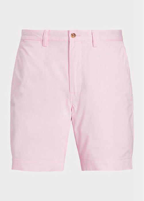 Ralph Lauren Stretch Hetero Fit Chino Shorts Herr Rosa | 512930-TVZ