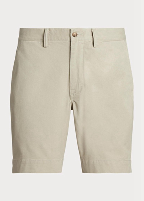 Ralph Lauren Stretch Hetero Fit Chino Shorts Herr Khaki | 689152-SPU