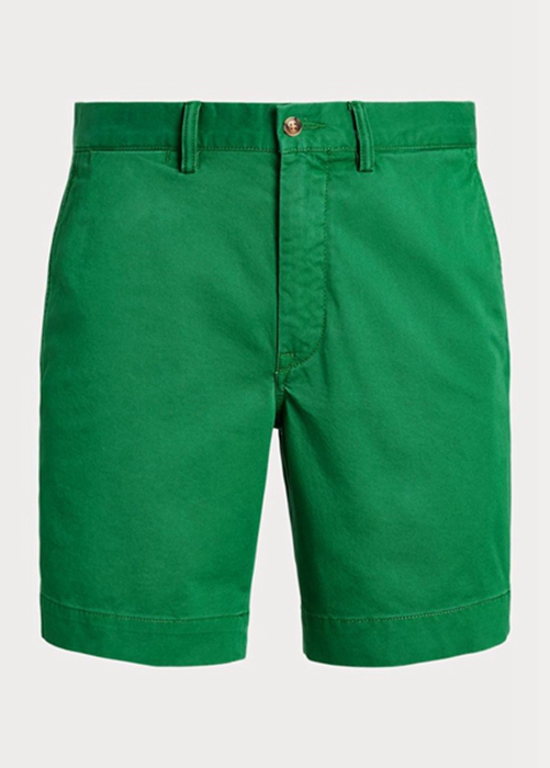 Ralph Lauren Stretch Hetero Fit Chino Shorts Herr Gröna | 901524-ZLJ