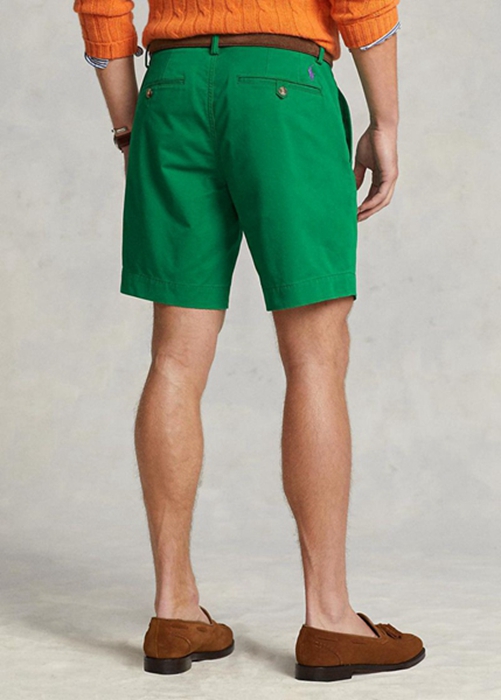 Ralph Lauren Stretch Hetero Fit Chino Shorts Herr Gröna | 901524-ZLJ