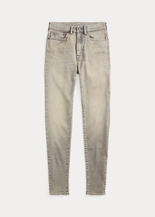 Ralph Lauren Stretch High Mager Distressed Jeans Dam Grå | 587290-OUN