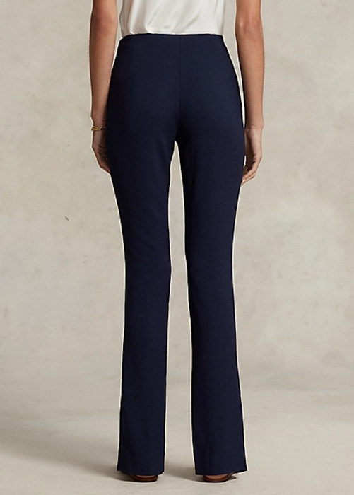 Ralph Lauren Stretch-Ull Blend Twill Leggings Dam Marinblå | 832047-CWR