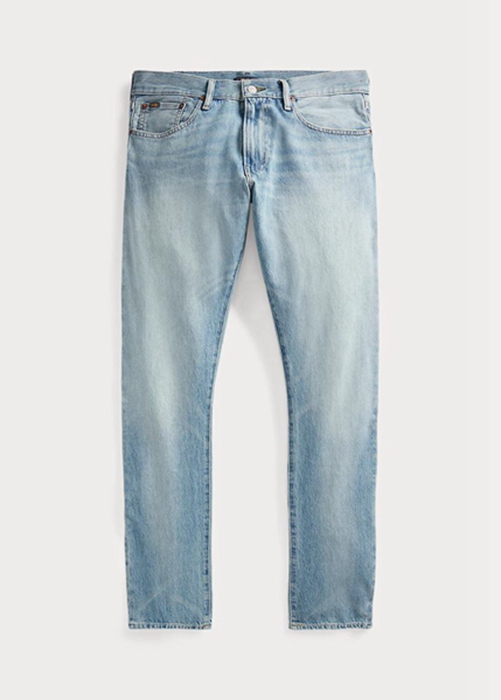 Ralph Lauren Sullivan Slim Stretch Jeans Herr Blå | 790683-ZKY