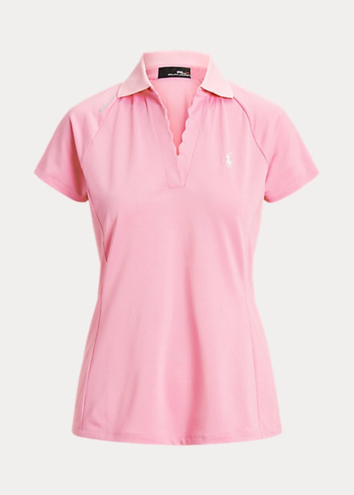 Ralph Lauren Tailored Fit Piqué Piketröja Dam Rosa | 453971-PQB