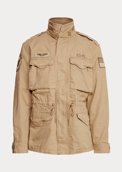 Ralph Lauren The Iconic Field Jacka Herr Khaki | 247810-NDH