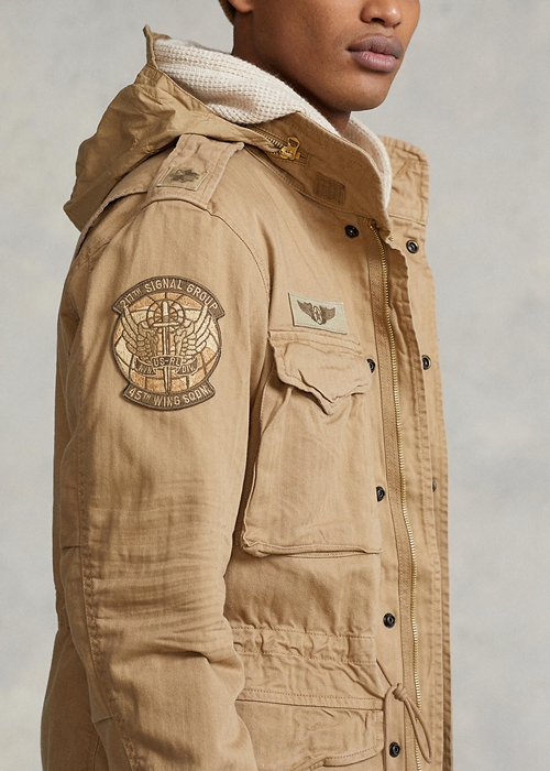 Ralph Lauren The Iconic Field Jacka Herr Khaki | 247810-NDH