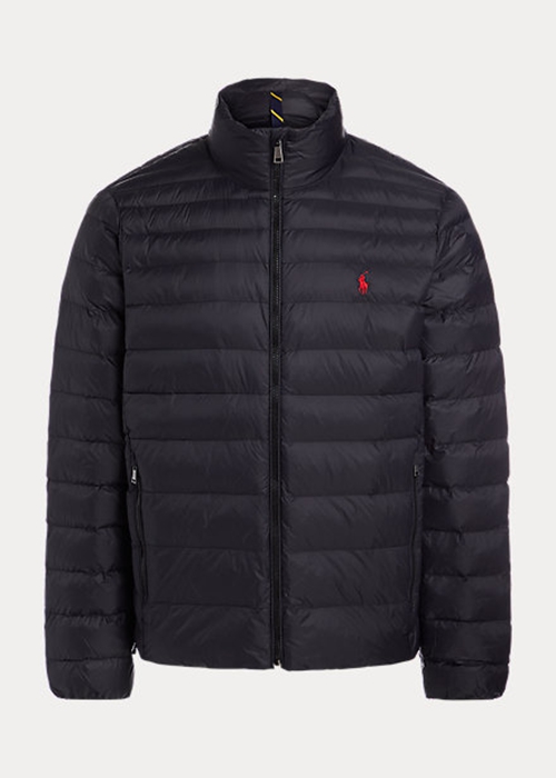 Ralph Lauren The Packable Jacka Herr Svarta | 514896-XHS