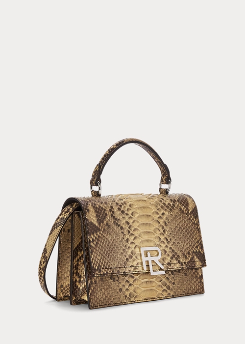 Ralph Lauren The Python RL Top Handle Crossbody Väska Dam cCopper | 382570-NJU