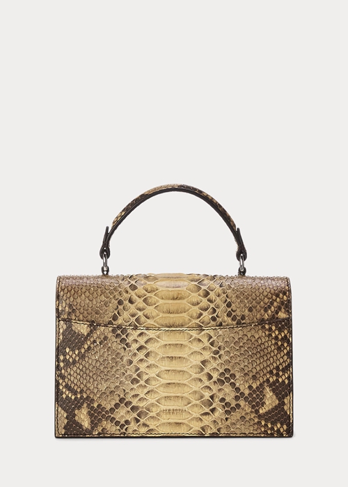 Ralph Lauren The Python RL Top Handle Crossbody Väska Dam cCopper | 382570-NJU