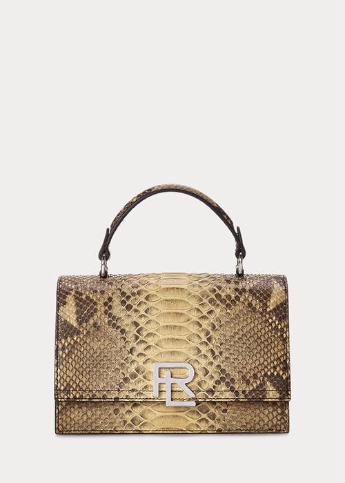 Ralph Lauren The Python RL Top Handle Crossbody Väska Dam cCopper | 382570-NJU