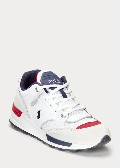 Ralph Lauren Trackster 200 Sneakers Herr Vita | 701586-KLA