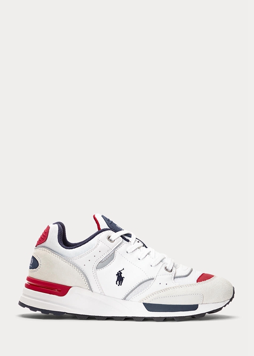 Ralph Lauren Trackster 200 Sneakers Herr Vita | 701586-KLA