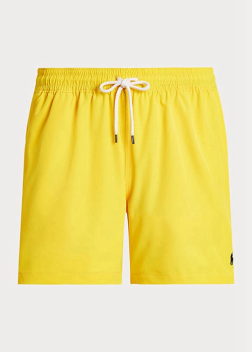 Ralph Lauren Traveller Swimming Trunk Shorts Herr Gula | 042981-DZH