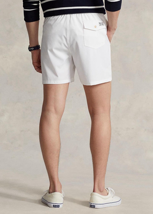 Ralph Lauren Traveller Swimming Trunk Shorts Herr Vita | 125863-MDS