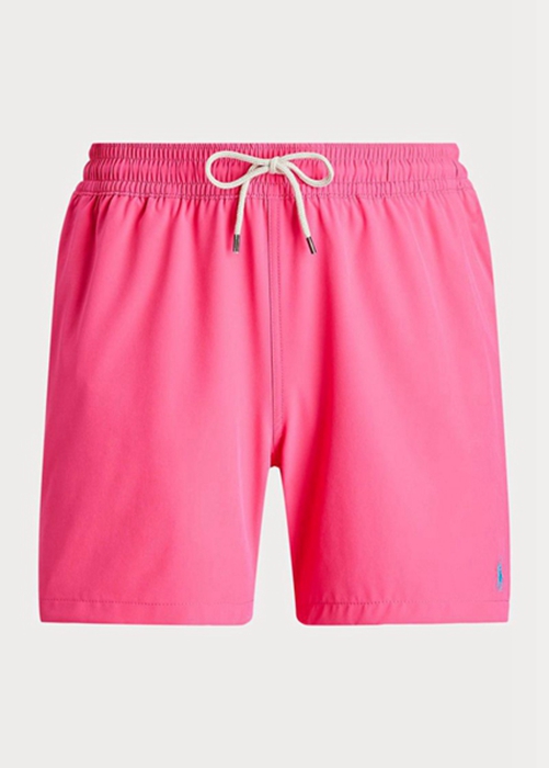 Ralph Lauren Traveller Swimming Trunk Shorts Herr Rosa | 213479-VYC