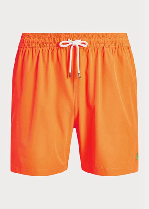 Ralph Lauren Traveller Swimming Trunk Shorts Herr Orange | 405829-WBC