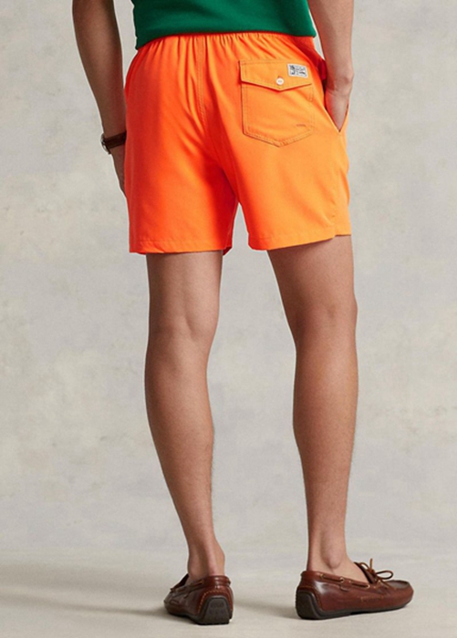 Ralph Lauren Traveller Swimming Trunk Shorts Herr Orange | 405829-WBC