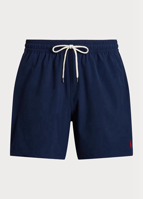 Ralph Lauren Traveller Swimming Trunk Shorts Herr Marinblå | 794165-GJE