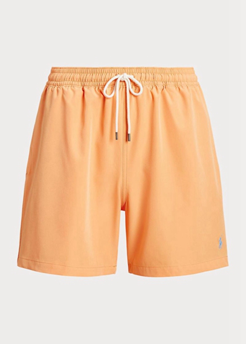 Ralph Lauren Traveller Swimming Trunk Shorts Herr Orange | 906521-IPW