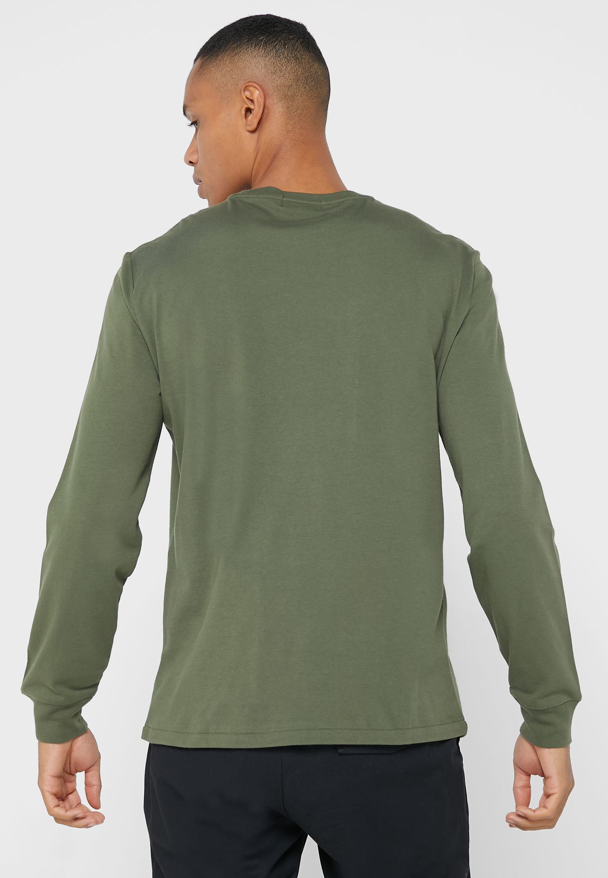 Ralph Lauren Tryck Crew Neck T-shirt Herr Gröna | 469703-QUE