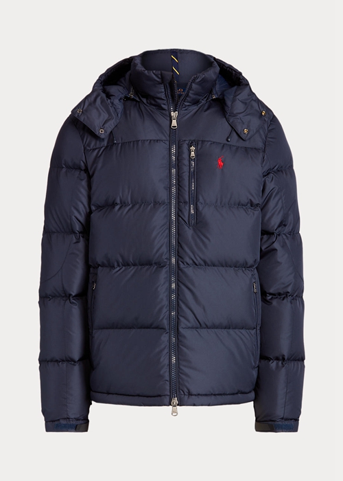 Ralph Lauren Vatten-Repellent Down Jacka Herr Marinblå | 573461-HUX