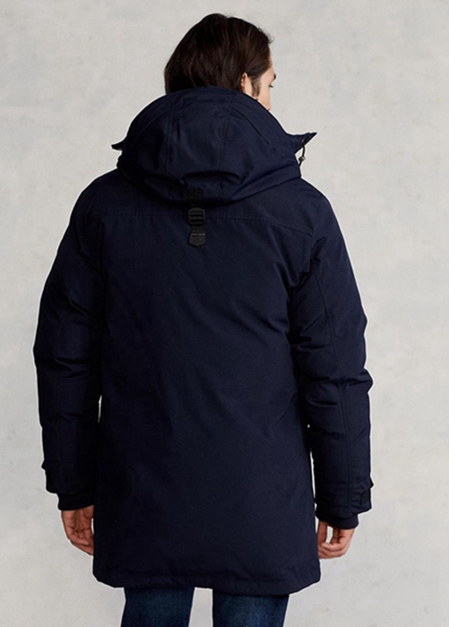 Ralph Lauren Vatten-repellent Down Parka Jacka Herr Marinblå | 872051-IBA