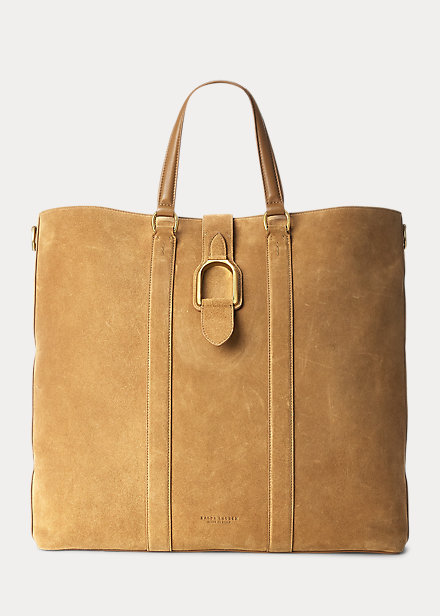 Ralph Lauren Welington Calf-Mocka Toteväska Herr Khaki | 350271-RKU