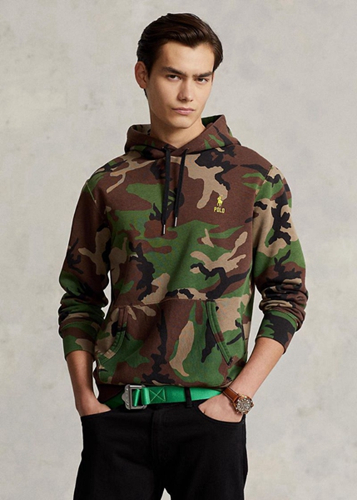 Ralph Lauren Camo Fleece Hoodie Herr Olika Färger | 267491-ETZ