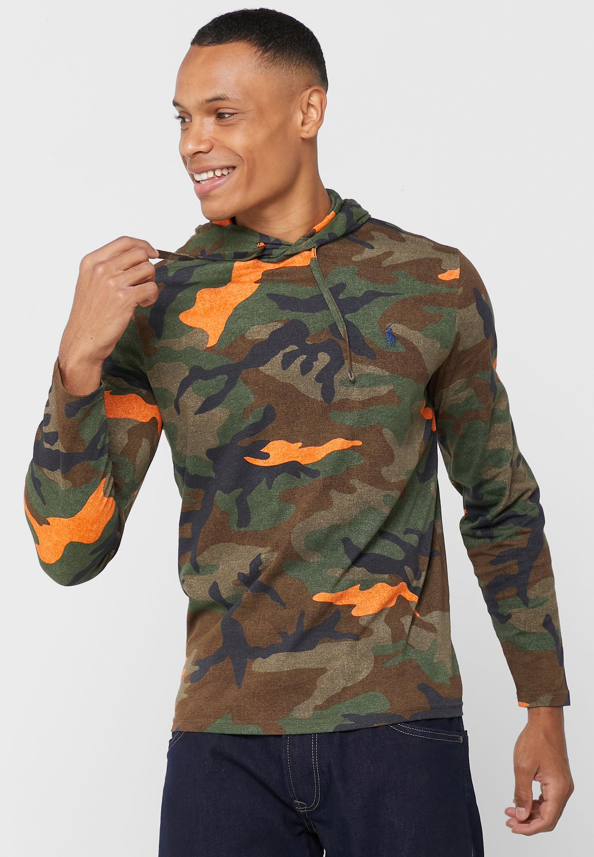 Ralph Lauren Camo Hoodie Herr Olika Färger | 821740-QNE