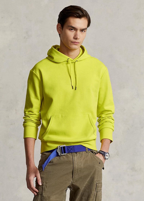 Ralph Lauren Double-knit Hoodie Herr Gula | 165729-OBD