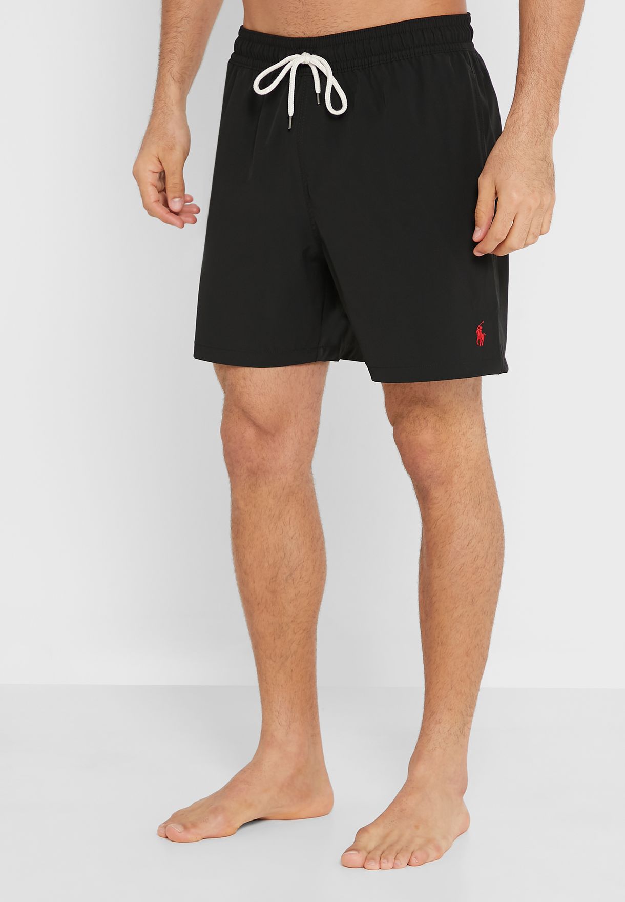 Ralph Lauren Drawstring Swim Shorts Herr Svarta | 408976-HTJ