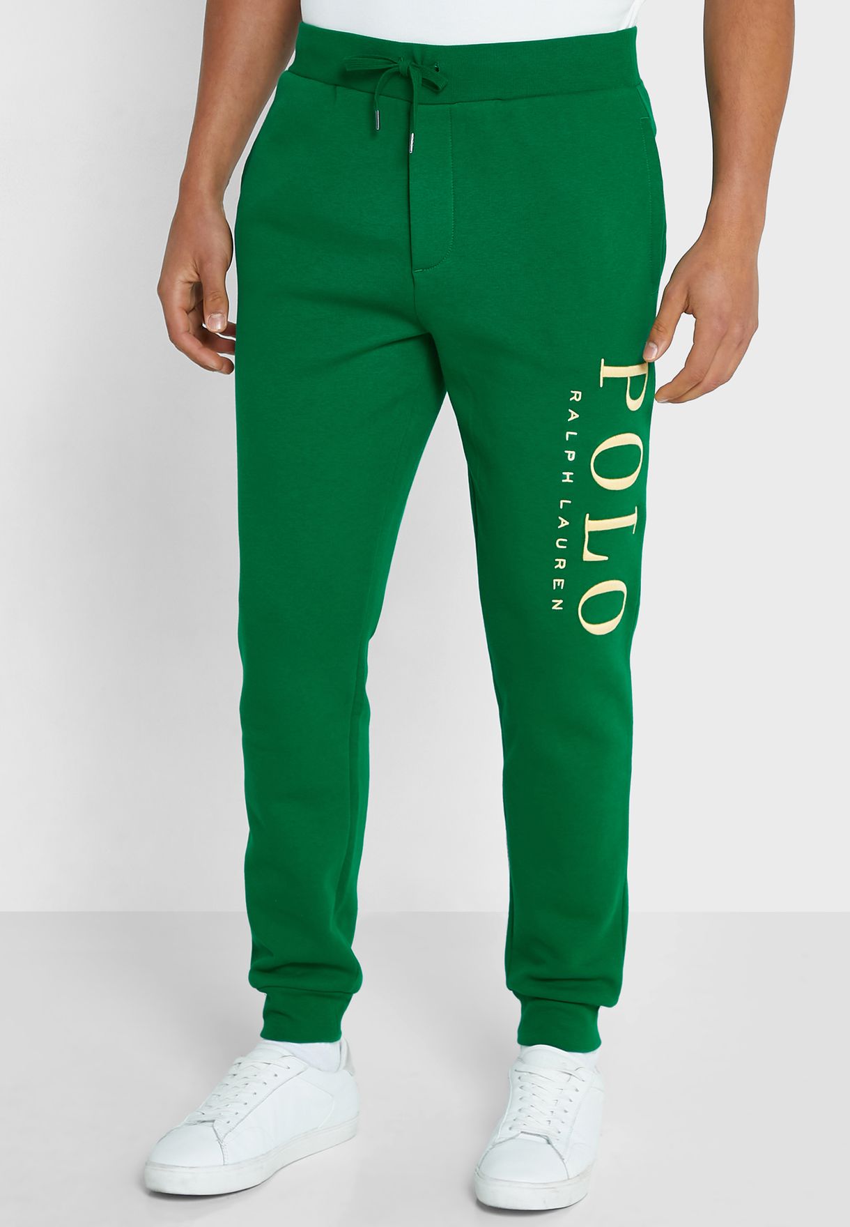 Ralph Lauren Logo Sweatpants Herr Gröna | 340279-GFZ