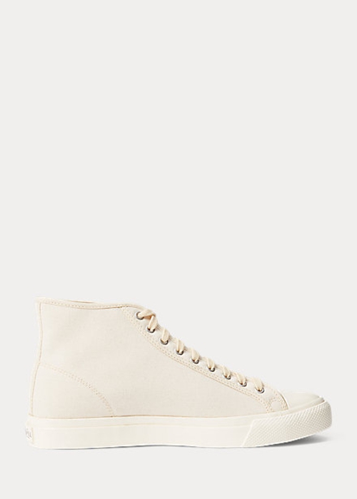 Ralph Lauren Mayport Canvas Sneakers Dam Beige | 894703-IBS