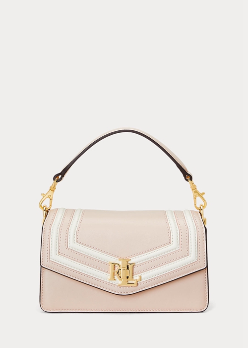 Ralph Lauren Nappa Läder Small Tayler Crossbody Väska Dam Ljus | 104695-UWD