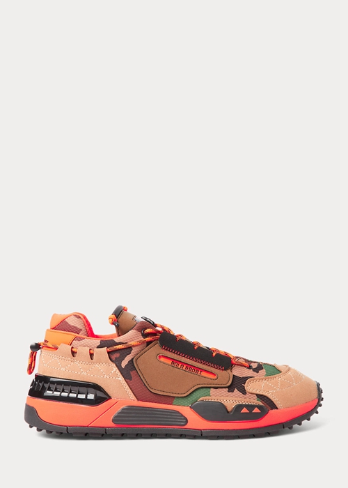 Ralph Lauren PS200 Sneakers Herr Camo Bruna | 072931-SLW