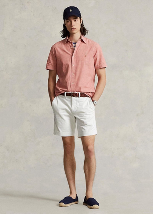 Ralph Lauren Stretch Hetero Fit Chino Shorts Herr Vita | 415028-UFM