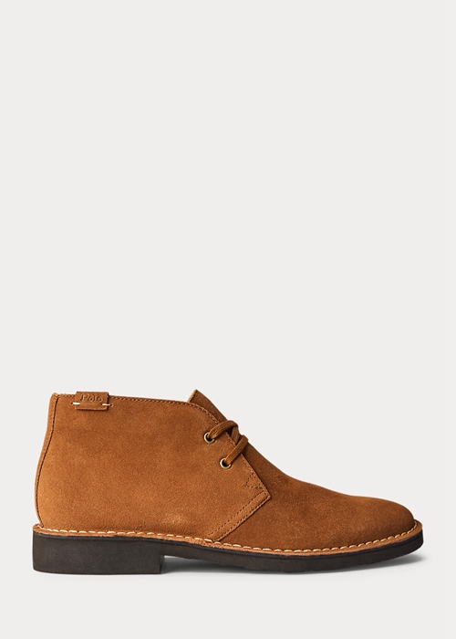 Ralph Lauren Talan Mocka Chukka Stövlar Herr Bruna | 792546-WGB