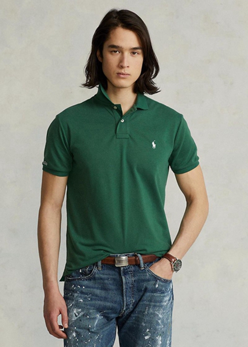 Ralph Lauren The Earth Piketröja Herr Gröna | 981530-XAN