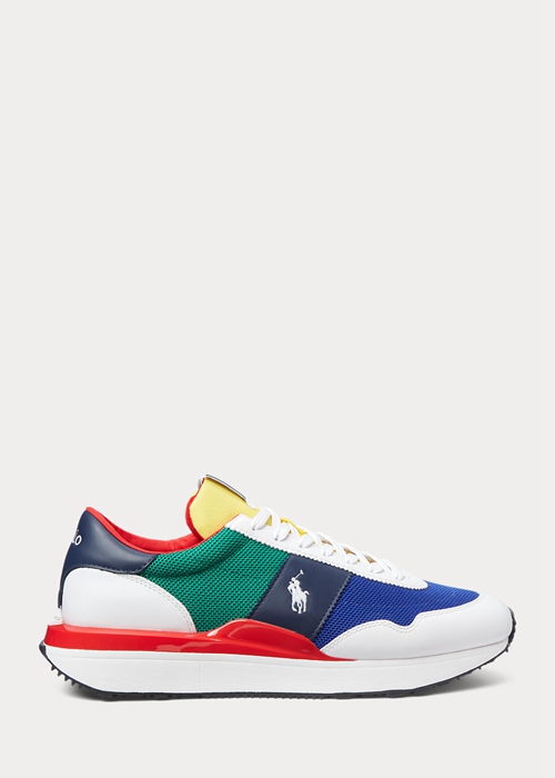 Ralph Lauren Train 89 Color-Blocked Sneakers Herr Olika Färger | 162039-IKM