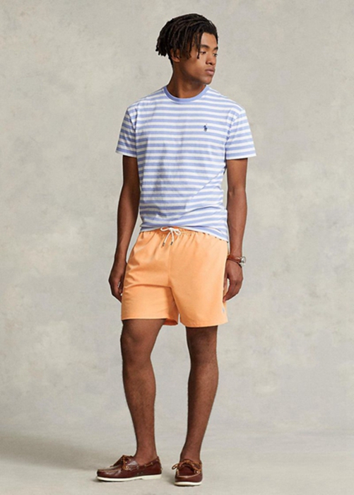 Ralph Lauren Traveller Swimming Trunk Shorts Herr Orange | 906521-IPW